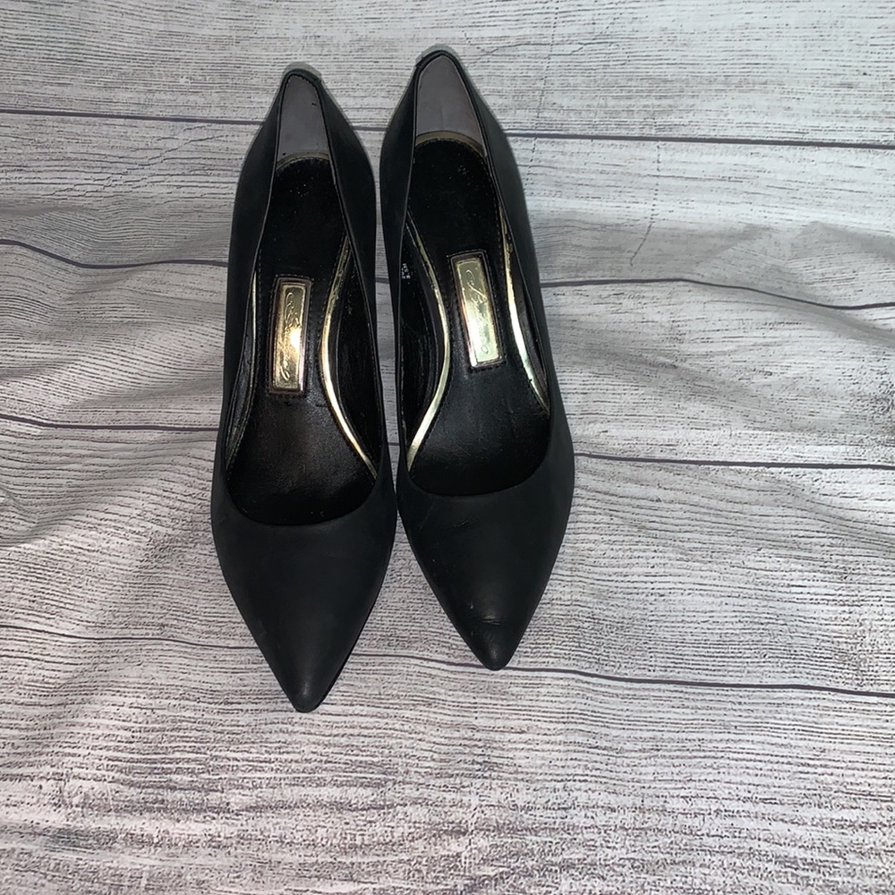 Boutique 9 black leather heels size 8.5M